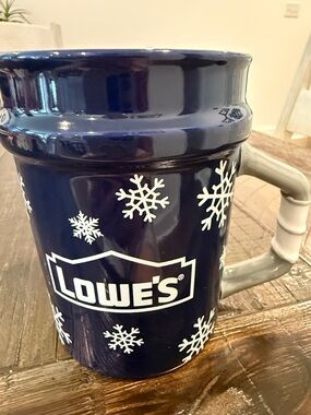 Lowe’s Ceramic Coffee Mug 2025 Limited Edition  Blue Mini Bucket Mug